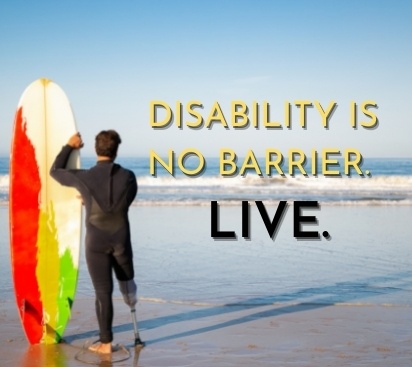 Disability is no barrier.